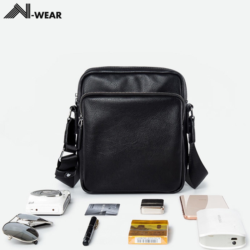 Túi đeo chéo da nam cao cấp Hàn Quốc chống nước, Túi da nam đeo chéo đi học, đi chơi, du lịch, dã ngoại TD0623