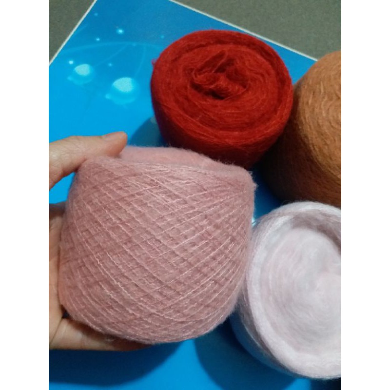 Len mohair sợi nhỏ và vừa, cuộn 100g