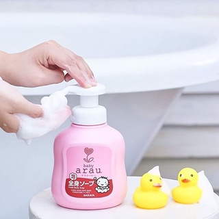 Sữa Tắm Gội Arau Baby Cho Bé Sơ Sinh Tạo Bọt Siêu Sạch Chai 450ml