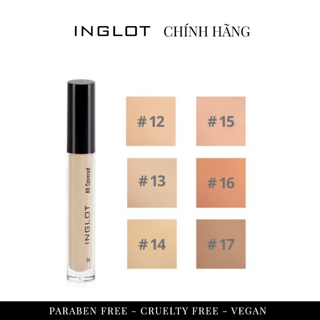 Kem che khuyết điểm mắt All Covered Under Eye Concealer Inglot (4.2ml)