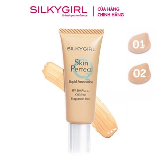 Kem Nền Silky Girl Skin Perfect Liquid Foundation SPF30/PA+++ 25ml