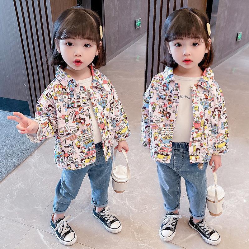 Áo khoác Denim thời trang cho bé gái