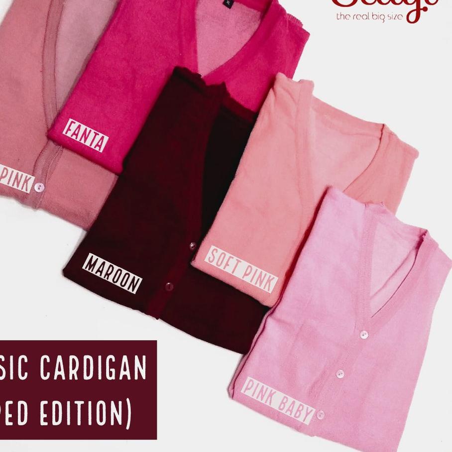 Áo Khoác Cardigan Dệt Kim Dày Dặn Màu Trơn Size Lớn XL 20 Màu Lựa Chọn