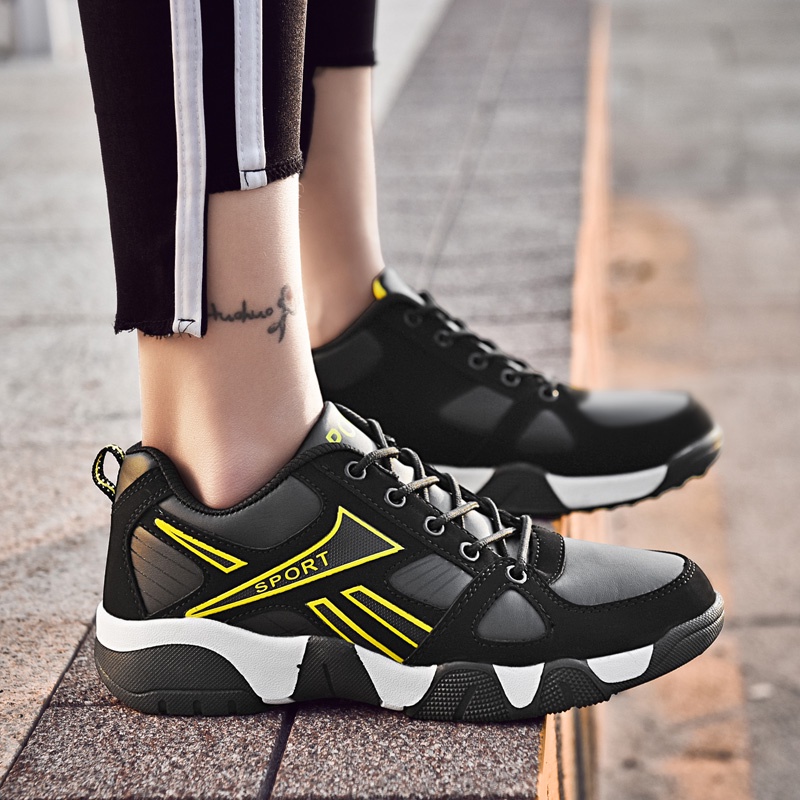 Đôi Giày Thể Thao Bằng Da PU Mềm Thoáng Khí Size 36-45 Dành Cho Nam