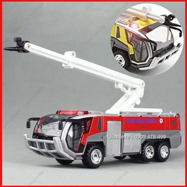 Mô Hình Cứu Hỏa Cứu Nạn Đặc Chủng Rosenbauer Có Cần Xịt - 9988