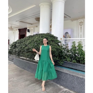 Đầm voan hoa đẹp