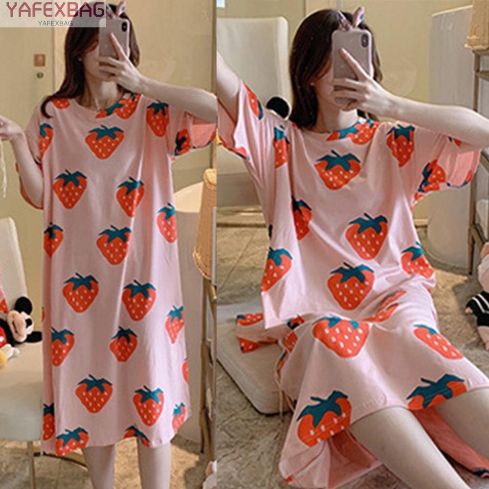 Đầm Ngủ Tay Ngắn Hoạ Tiết Hoạt Hình Cho Phái Nữ | BigBuy360 - bigbuy360.vn