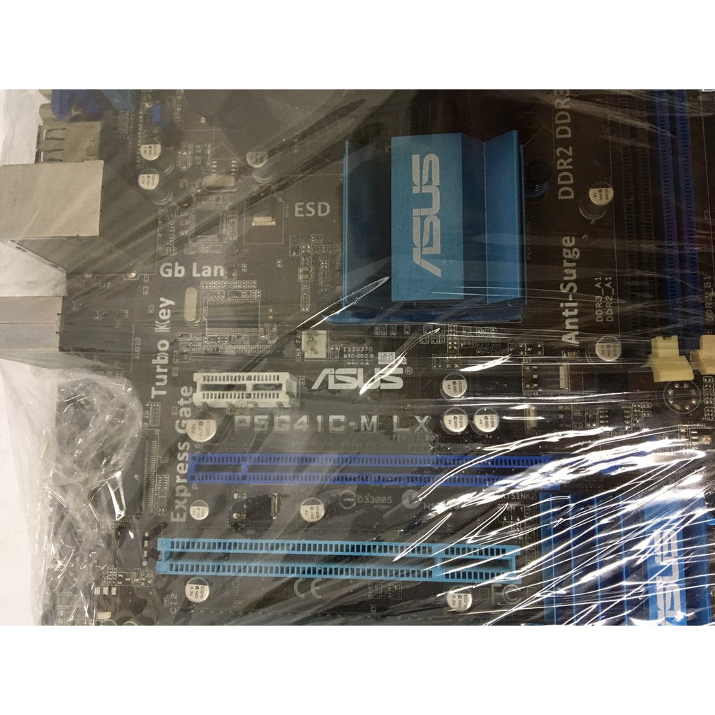 combo main asus g41+ram4g+cpu e8400 quạt fe tháo case