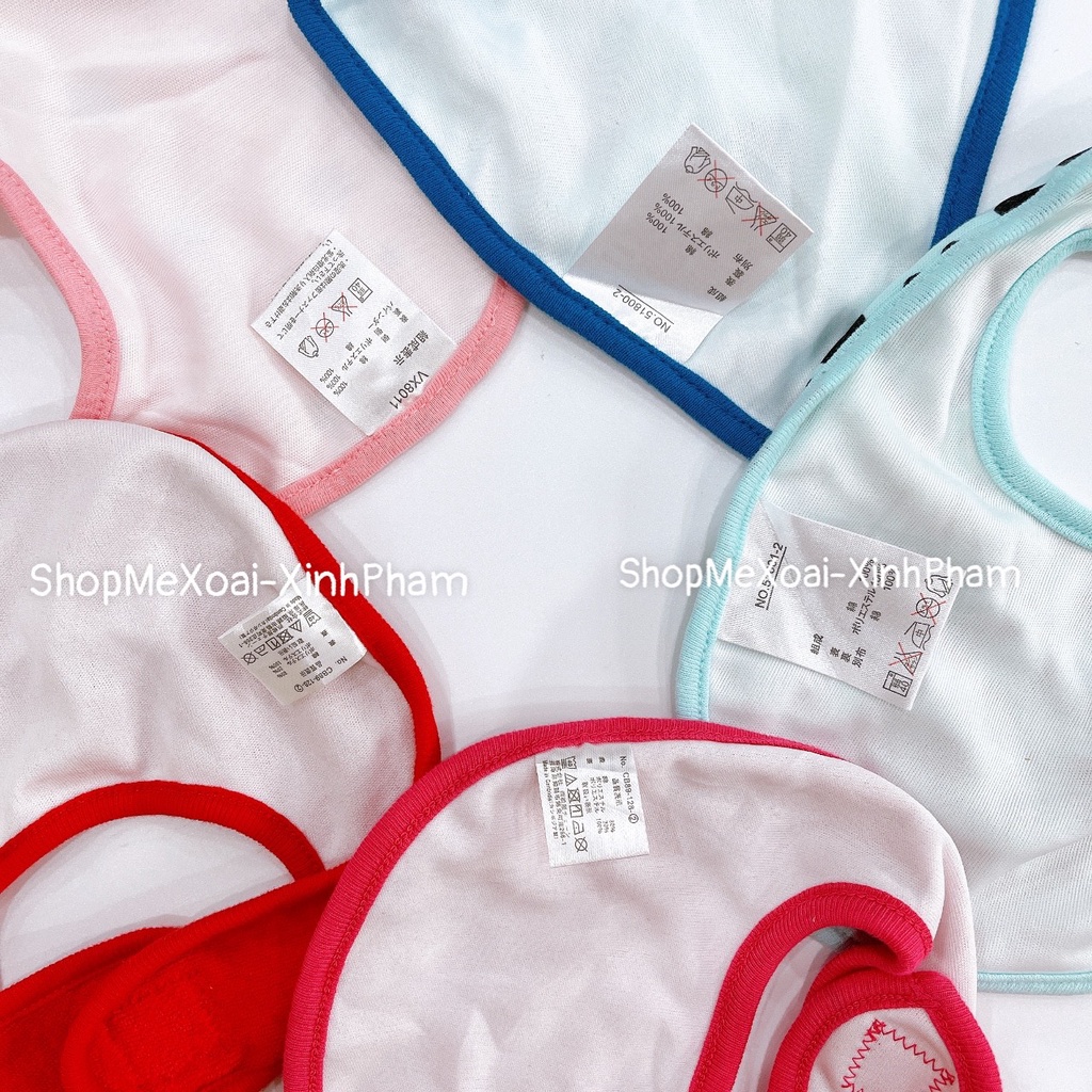 YẾM CỔ  SIZE  0-3M LINK 2 CỔ TRÒN , TAM GIÁC XUẤT DƯ CÁC HÃNG