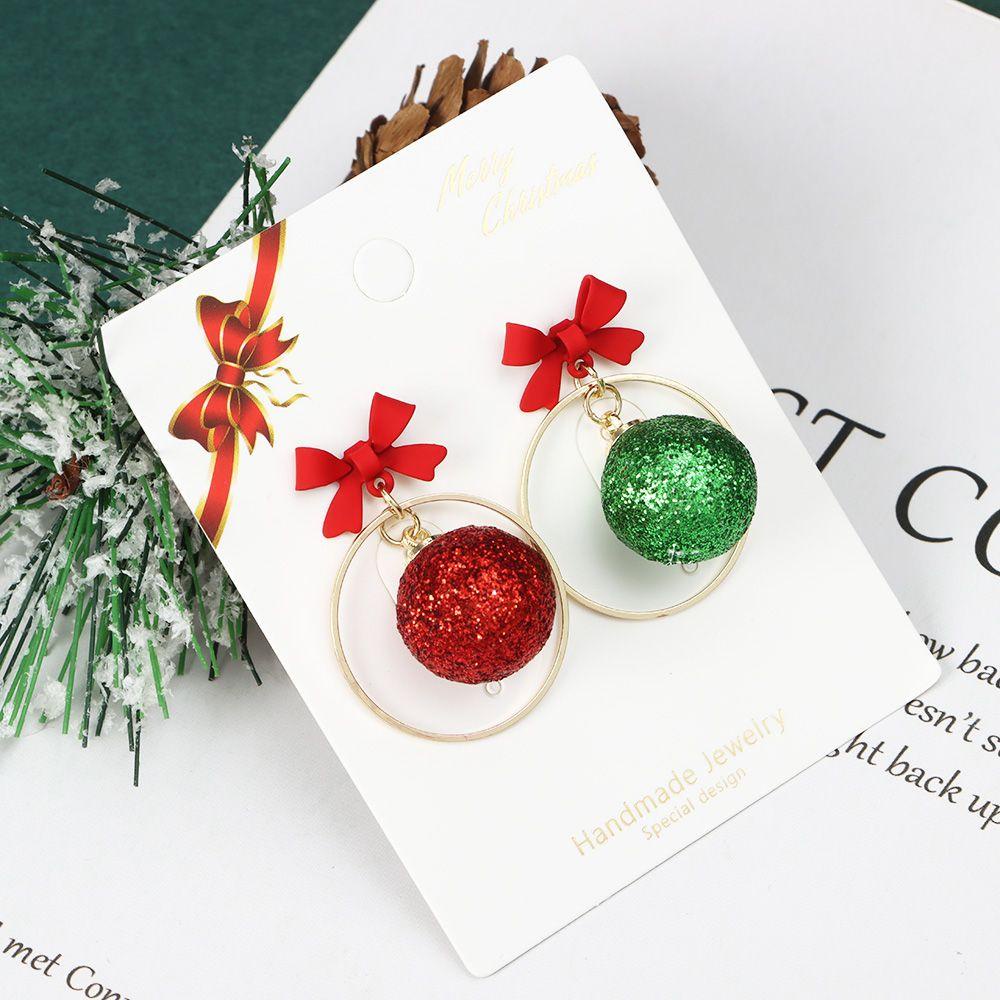 PINEVN Bông Tai Dáng Dài Hình Ông Già Noel / Bông Tuyết / Tuần