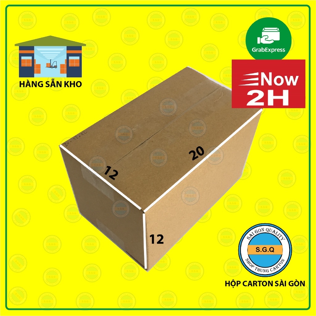 30 thùng carton 20x12x12