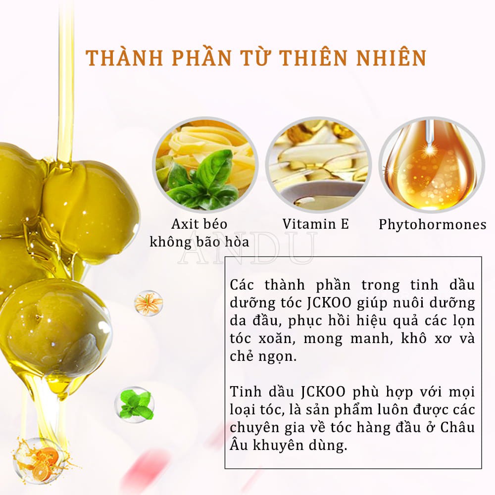 Tinh Dầu Dưỡng Tóc JCKOO Serum Phục Hồi Hàn Quốc Tạo Nếp Tóc