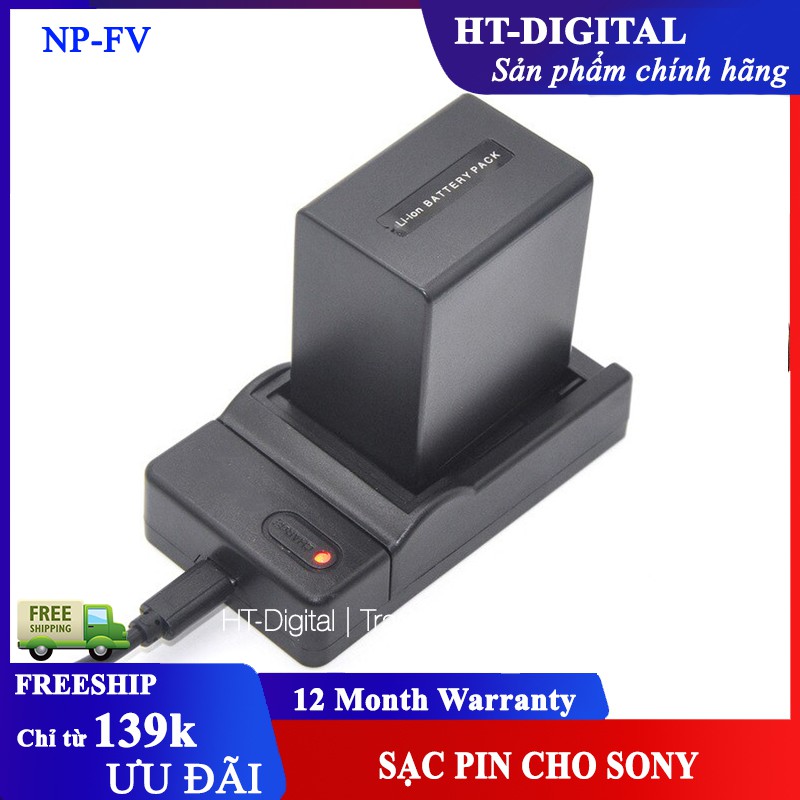 Sạc Pin Cho Sony NP-FV50 NP-FV70 NP-FV100 FH60 FH100