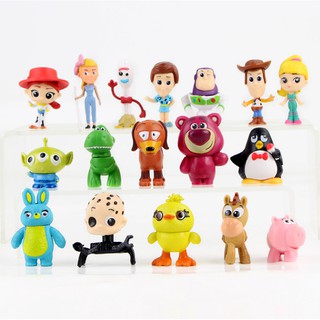 Bộ 17 Mô Hình Nhân Vật Trong Phim Hoạt Hình Toy Story