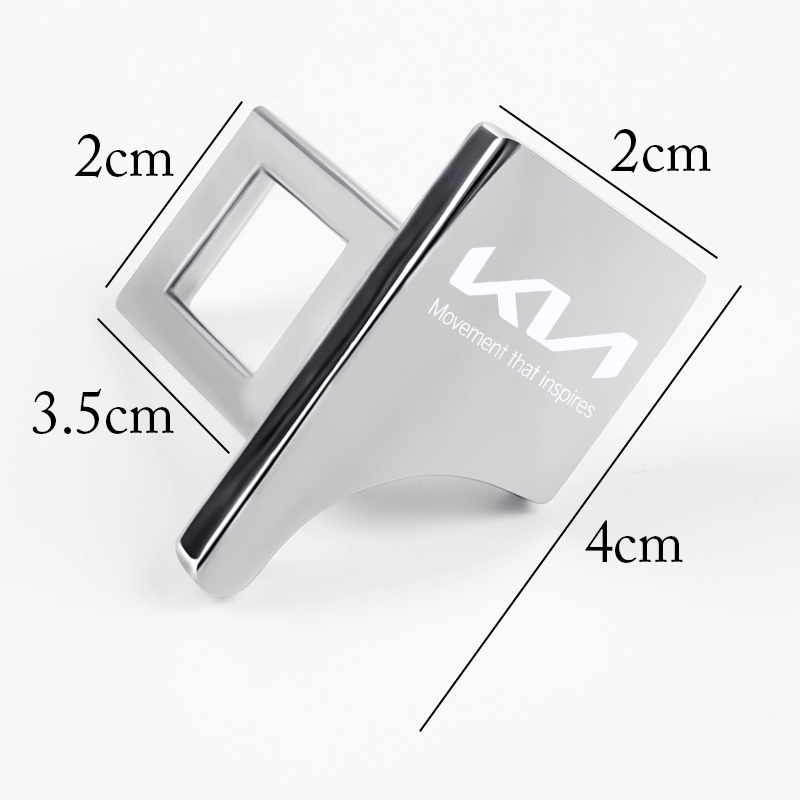 Chốt Khóa Dây Đai An Toàn Cho Xe Hơi KIA Seltos Cerato Sportage Rio K3 Telluride Cadenza Quoris Mohave Niro Stinger Soul Sorento Forte Optima Carnival