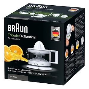 [Mã 267ELSALE hoàn 7% đơn 300K] Máy Vắt Cam Braun CJ3000