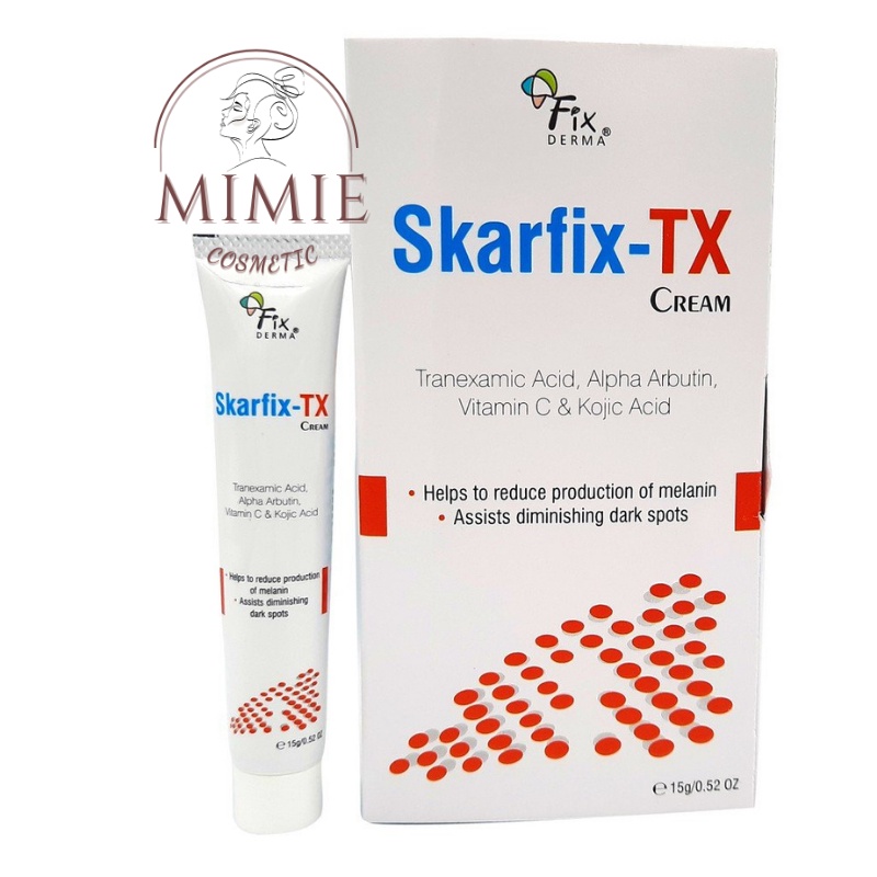 KEM TRẮNG DA, MỜ THÂM, GIẢM NÁM FIXDERMA SKARFIX - TX CREAM 15GRAM