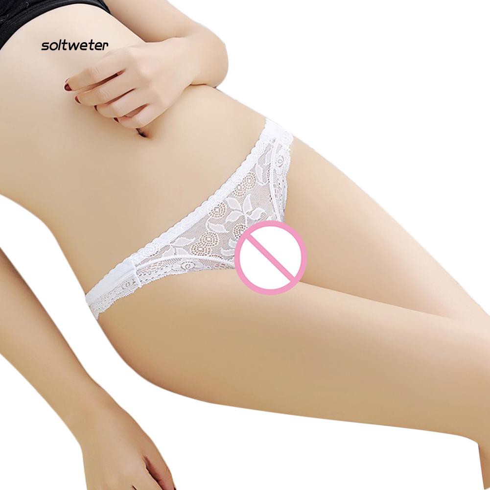 Quần lót lọt khe phối ren phong cách quyến rũ thời trang cho nữ