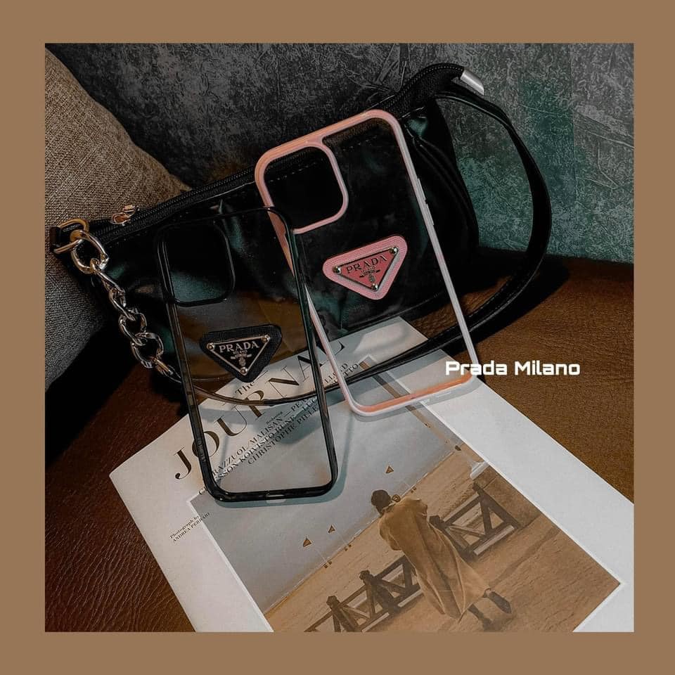 Ốp trong viền màu tag P.r.a.d.a MS01 iphone 7plus/8plus/X/Xs/Xsmax/11/11pro/11promax/12/12pro/12promax/13/13pro/13promax