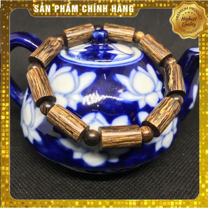 Vòng tay trầm hương sánh chìm đốt trúc Thành Tín - Bảo hành mùi thơm chất liệu trọn đời