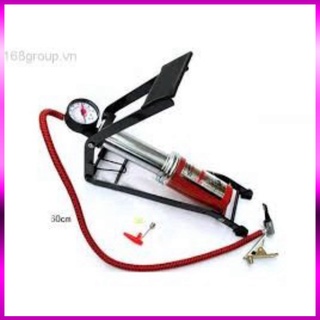 Bơm Đạp Chân Mini 1 Piston - Bơm Ô Tô - Bơm Xe Máy