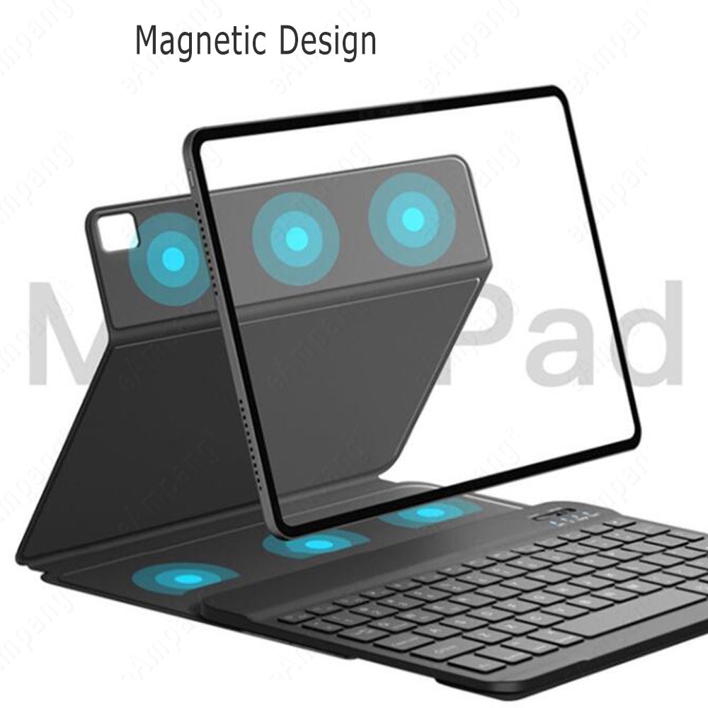 Bao da máy tính bảng kèm bàn phím Bluetooth cho Xiaomi Pad 5 Pro 2021 Mipad Mi Pad 5