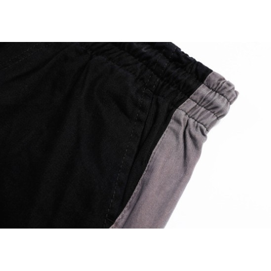 Quần short đen line xám - ẢNH THẬT