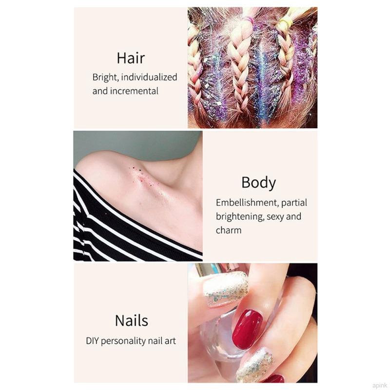[Hàng mới về] Gel kim tuyến lấp lánh lâu trôi trang điểm mắt và móng tay