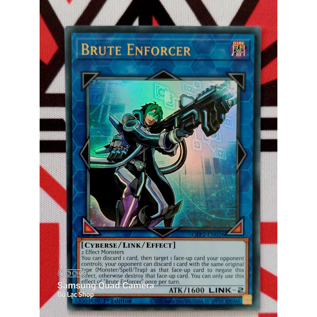 Thẻ Bài Yugioh Link Brute Enforcer - GFP2-EN026 - Ultra Rare