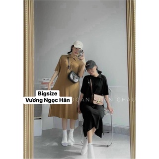 Đầm cổ trụ a bigsize from rộng