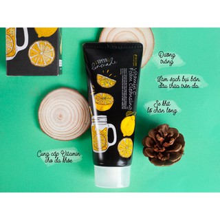 3W Clinic Vitamin C Foam Cleansing Sữa Rửa Mặt Dưỡng Trắng Sáng Da Chiết Xuất Chanh 100ml