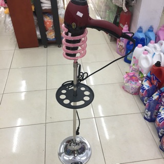 KỆ ĐỂ MÁY SẤY TÓC LƯỢC TRÒN LÔ SẤY SALON TÓC (Nhiều màu)