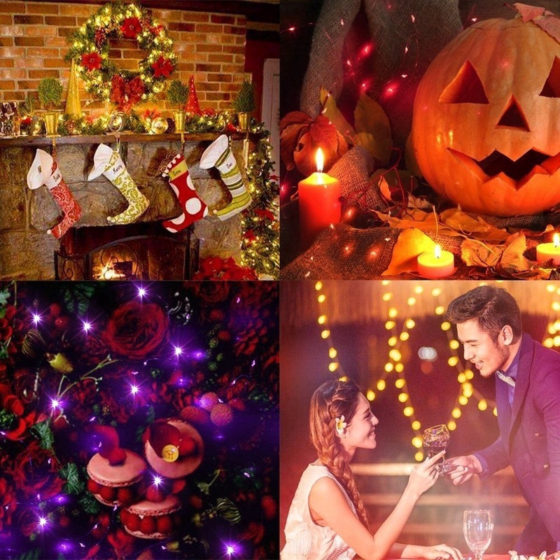 Lights LED Starry Lights Fairy Holiday Light Copper LED Strings