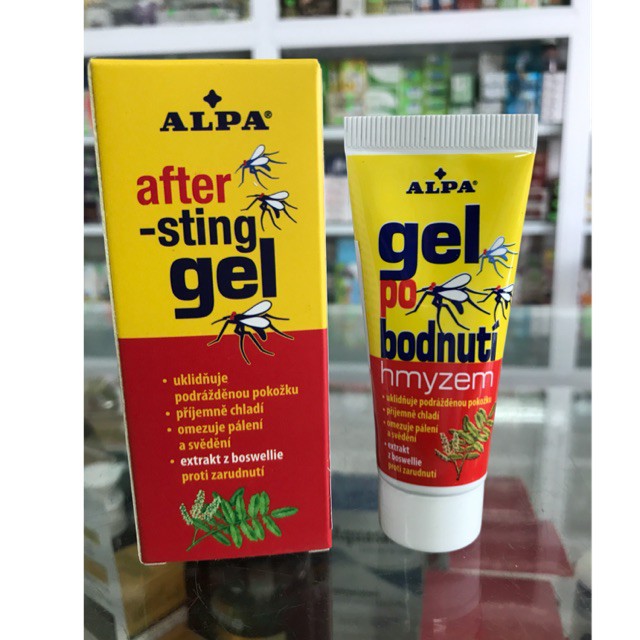 Gel bôi muỗi đốt côn trùng cắn cho trẻ em After Sting Gel tuýp 20ml - Hàng Séc