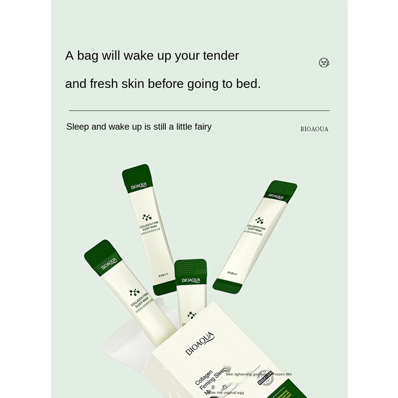 Mặt Nạ Ngủ Collagen Dưỡng Ẩm Kiểm Soát Dầu/Thu Nhỏ Lỗ Chân Lông Chống Lão Hóa Mn85