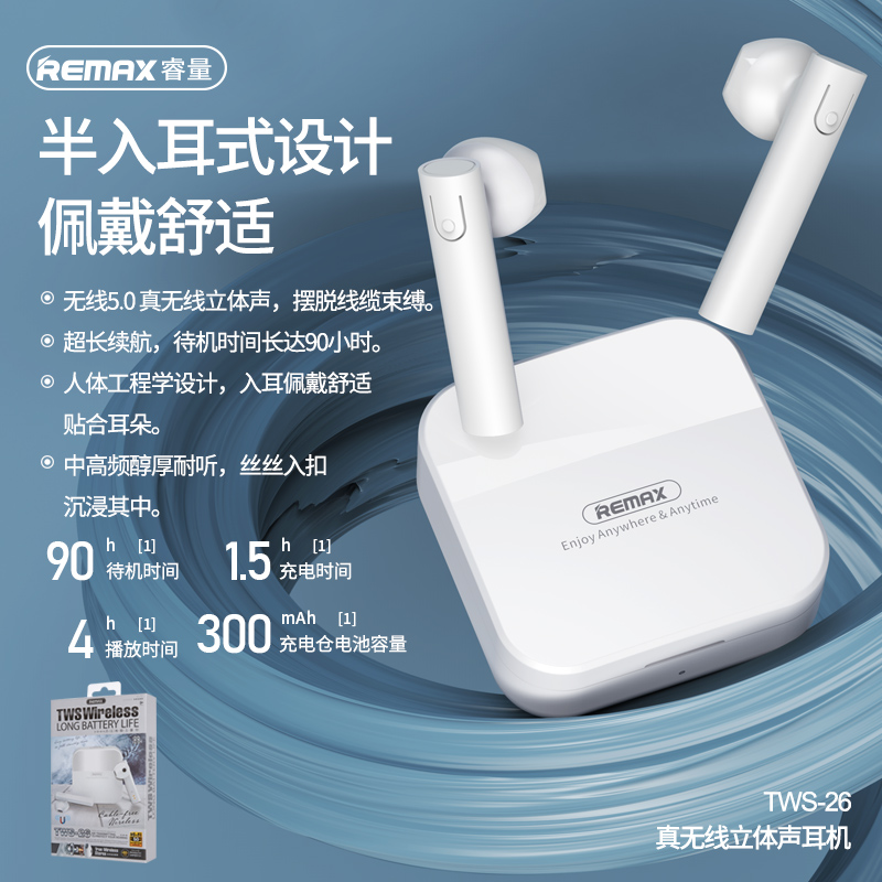Tai Nghe Bluetooth Remax 100% Xoay 360 Độ Âm Thanh Sống Động