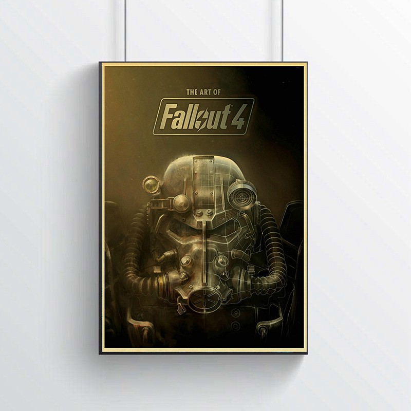 Poster Game Fallout 3 4 Dán Tường Trang Trí