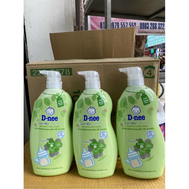 Nước Rửa Bình Sữa Chai Dnee 620 ML- Thái Lan