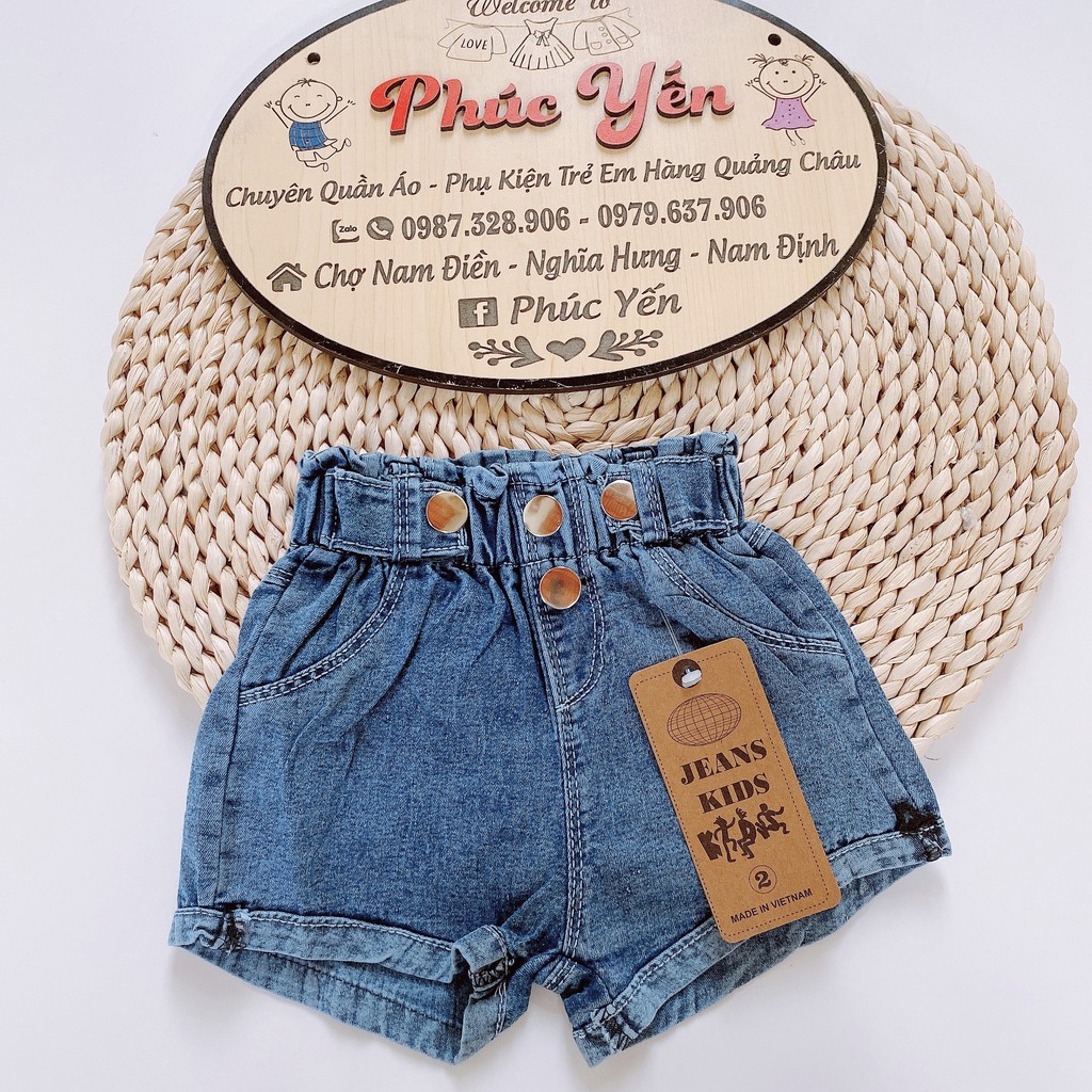 Quần Đùi Cúc Ngang Cho Bé ( Size 8-20kg) (SP001450 )