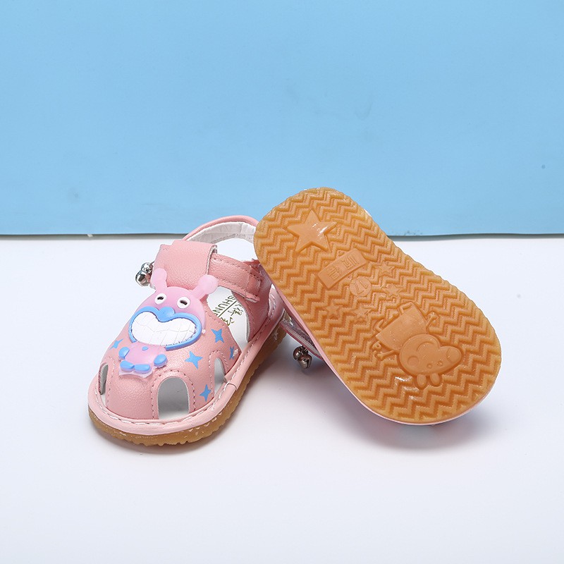 sandal tập đi bé trai-bé gái size 15-19 lục lạc kèn chít chít