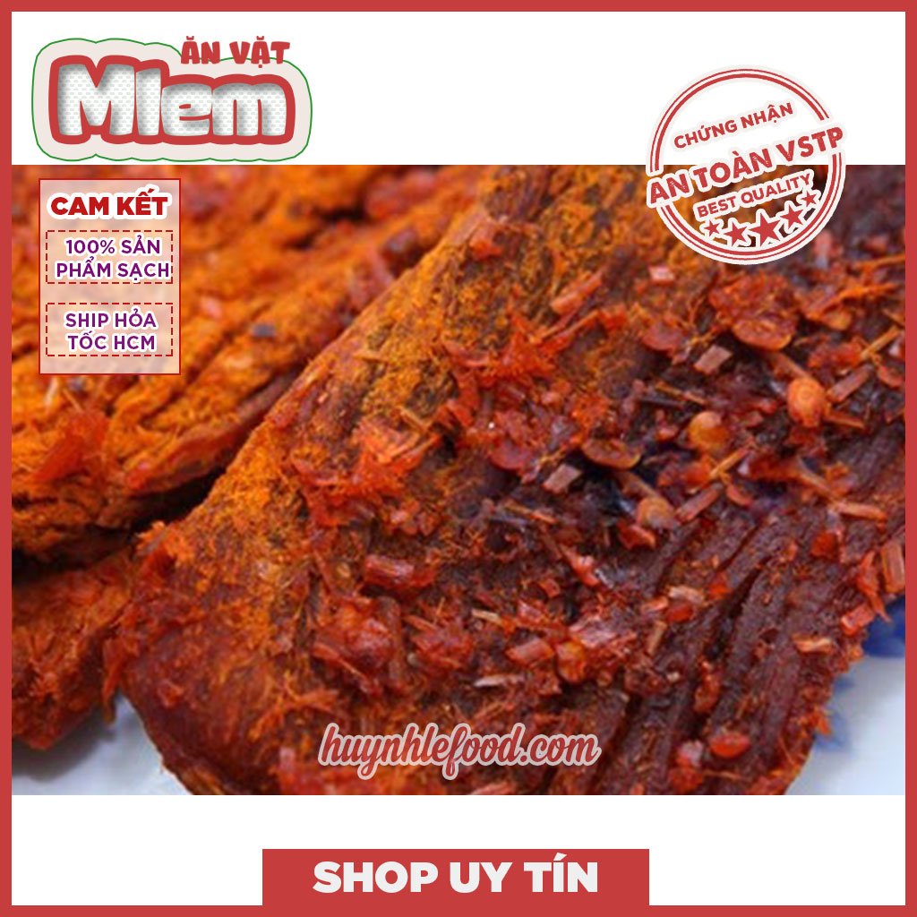 Khô Bò Miếng Mềm Hồng Ngự Loại Đặc Biệt - Mềm Dai, Cay Vừa, Đặc Sản - Hộp 300G - Ăn Vặt MLem | BigBuy360 - bigbuy360.vn