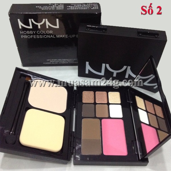 Set Màu Mắt,Má Hồng,Bột Chân Mày NYN