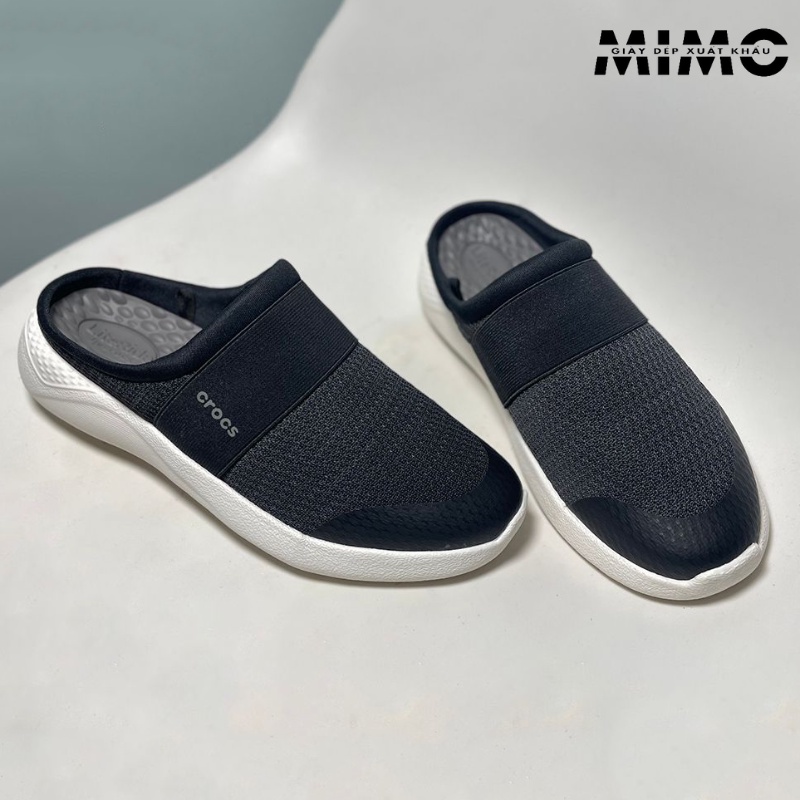 Giày Lười Literide Mesh Mule đen ghi êm nhẹ cho nam