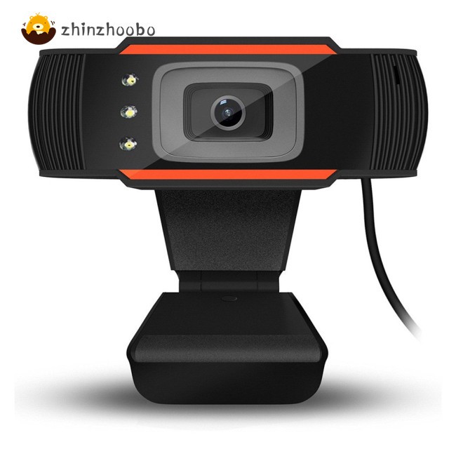 Webcam Usb 12mp 720p Hd 3 Bóng Kèm Mic Cho Máy Tính