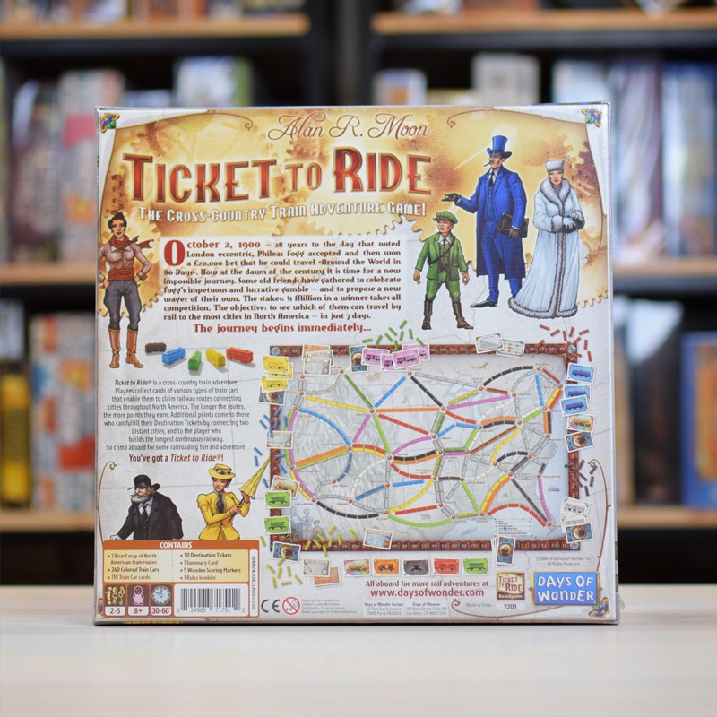 Bộ trò chơi Board Game Ticket to Ride vui nhộn