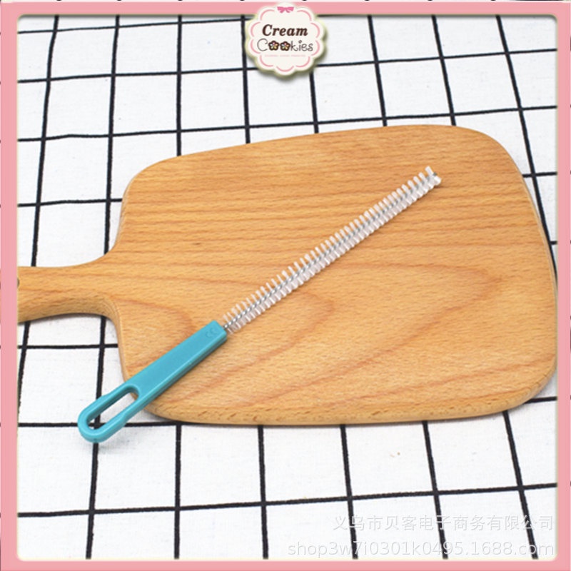 Chổi Cọ Rửa Đui Bắt Kem Làm Sạch Ống Hút Loại Dài 20cm