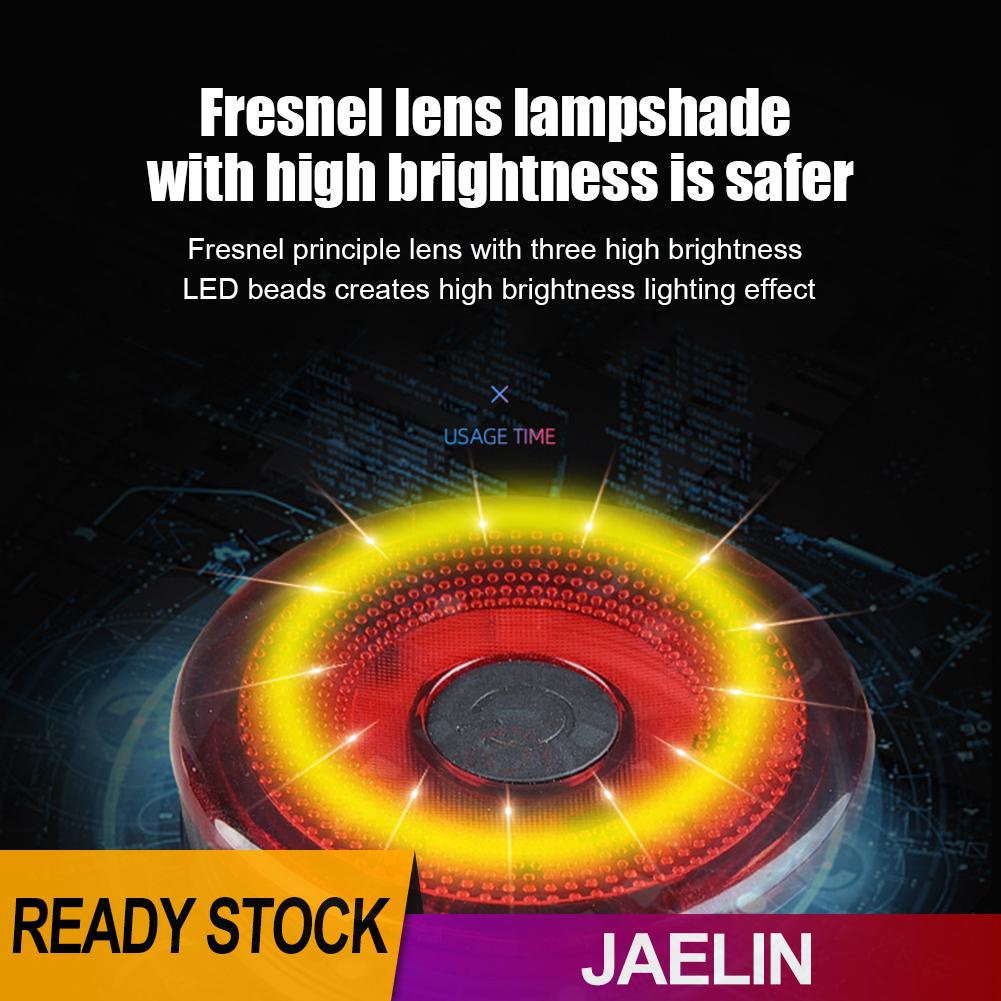 Đèn LED hậu cảnh báo an toàn chống nước cho xe đạp