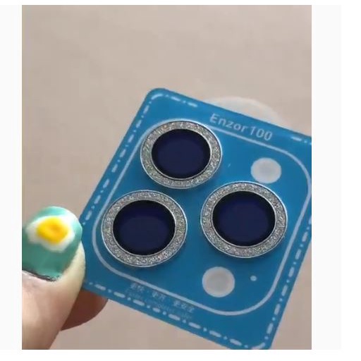[Màu Kim Cương] Iphone 13 Pro max | 13 | 13 Pro [Bộ 3 mắt] Dán từng mắt camera chống trầy Kuzoom Bảo vệ cam