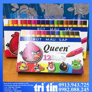 ✅ 𝑭𝒓𝒆𝒆𝒔𝒉𝒊𝒑 ✅ Bút màu sáp Queen  12 màu, 18 màu