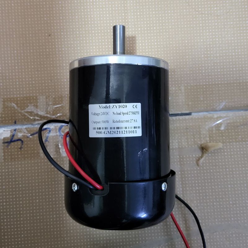 Motor DC 24v 500w có quạt làm mát